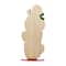 Glitzhome® 34.5" Wooden Christmas Gingerbread Man on Coffee Cup Porch Decor